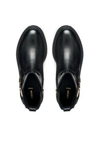 Geox Botki D Iridea D36HRC 00043 C9999 Czarny. Kolor: czarny. Materiał: skóra #5
