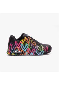 skechers - Damski Obuwie Sportowe Skechers Highlight Love, Czarny. Okazja: na spacer, na co dzień. Kolor: czarny. Sport: turystyka piesza