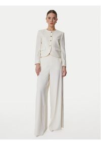 Marella Spodnie palazzo Campo 2613131043 Écru Wide Leg. Kolor: kremowy. Materiał: syntetyk #3