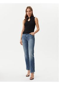 Guess Jeansy W5RA15D5L72 Niebieski Straight Fit. Kolor: niebieski