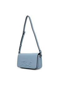 Karl Lagerfeld - KARL LAGERFELD Torebka B2W30222 Niebieski. Kolor: niebieski. Materiał: skórzane #4