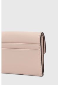 MICHAEL Michael Kors portfel skórzany damski kolor różowy. Kolor: różowy. Materiał: skóra #5