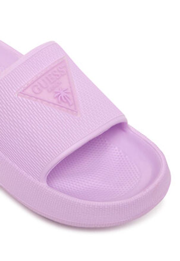 Guess Klapki E6GZ19 WG5X0 Fioletowy jasny. Kolor: fioletowy. Materiał: syntetyk