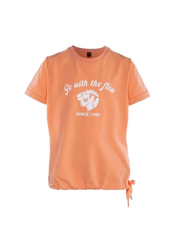 Iguana - T-shirt Dla Dziewczynki Orioki Tg. Kolor: wielokolorowy, czerwony, różowy. Sport: turystyka piesza
