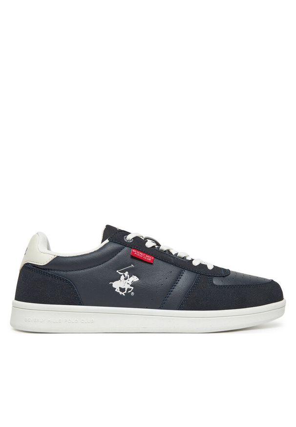 Sneakersy Beverly Hills Polo Club. Kolor: niebieski