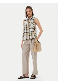 Barbour Koszula LSH1670SN51 Beżowy Regular Fit. Kolor: beżowy. Materiał: syntetyk #3