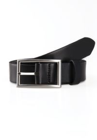 Volcano - Czarny pasek skórzany damski A-PRIM. Kolor: czarny. Materiał: skóra #1