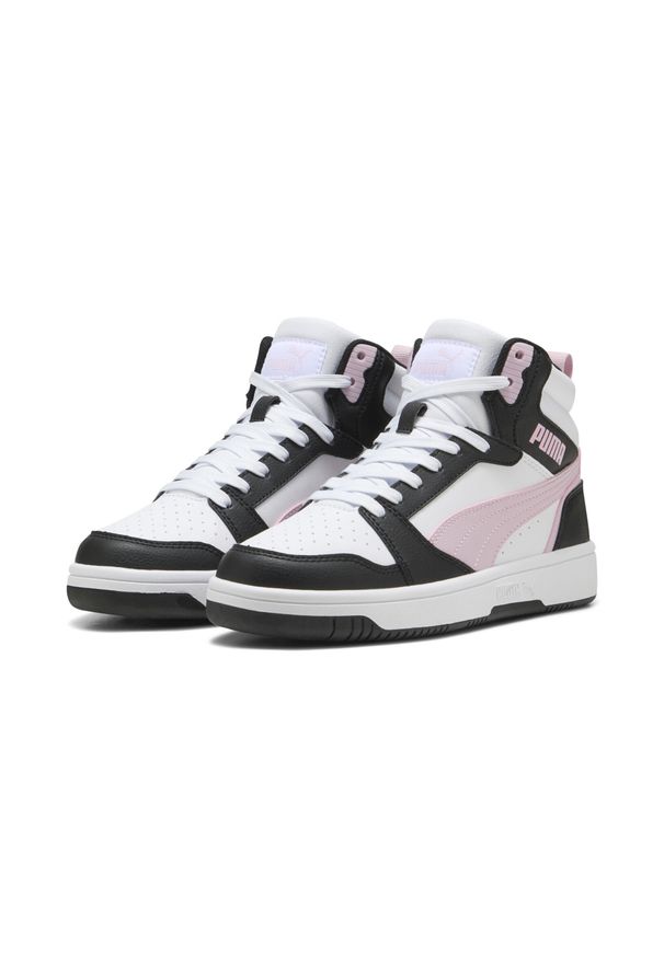 Buty do chodzenia damskie Puma 38 Rebound V6. Kolor: wielokolorowy, różowy, czarny, biały, fioletowy. Materiał: materiał, syntetyk. Szerokość cholewki: normalna. Sport: turystyka piesza