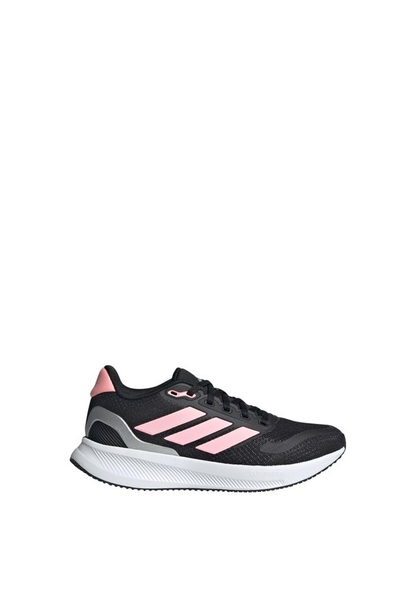 Adidas - Buty Runfalcon 5 Kids. Kolor: czarny, szary, różowy, wielokolorowy. Materiał: materiał. Sport: bieganie