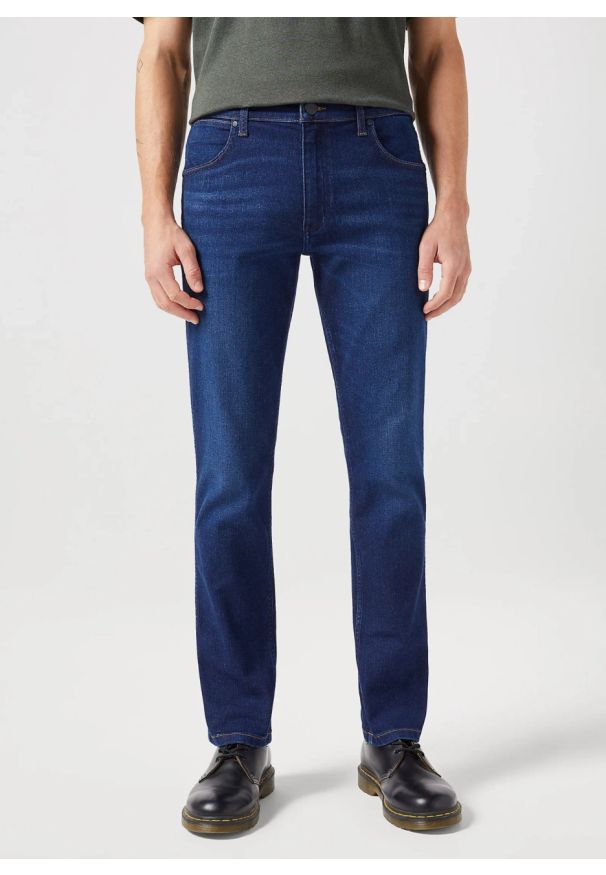 Wrangler - WRANGLER MĘSKIE SPODNIE JEANSOWE WRANGLER GREENSBORO NIGHT SHADE 112350837