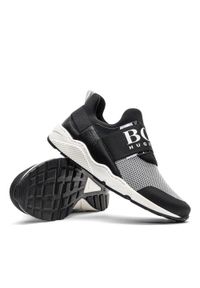 Boss Kidswear - Sneakersy dziecięce czarne BOSS Kidswear J29260-09B. Okazja: na co dzień. Kolor: czarny