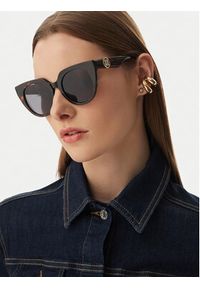 Nine West Okulary przeciwsłoneczne CEO-NW55247S Brązowy ciemny. Kolor: brązowy #3