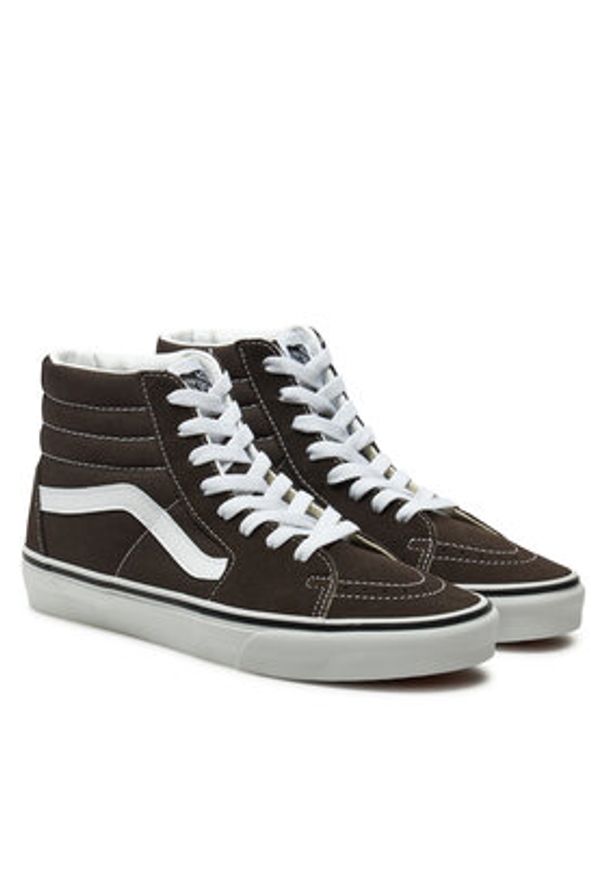 Vans Tenisówki Sk8-Hi VN000CMXD4C1 TURKISH COFFEE Brązowy. Kolor: brązowy. Materiał: zamsz, skóra