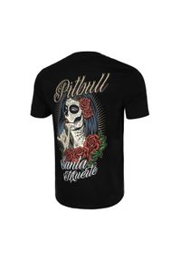 PITBULL WEST COAST - Koszulka sportowa męska Pitbull West Coast Santa Muerte 23. Kolor: czarny #1
