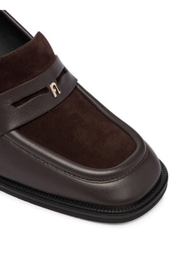 Furla Półbuty Diamante YK04FUD-2S0000-3388S-1-007-3700 S Brązowy. Kolor: brązowy. Materiał: skóra