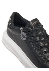 Karl Lagerfeld - KARL LAGERFELD Sneakersy Kapri KL62527F Czarny. Kolor: czarny. Materiał: skóra #5
