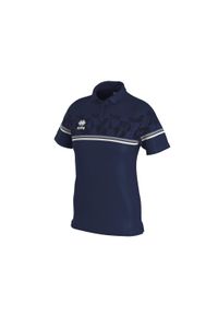 ERREA - Damska koszulka polo Errea darya. Okazja: na co dzień. Typ kołnierza: polo. Kolor: niebieski, szary, wielokolorowy. Styl: casual