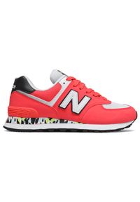 New Balance WL574CU2. Materiał: syntetyk, zamsz, materiał. Wzór: kolorowy. Model: New Balance 574. Sport: turystyka piesza #1