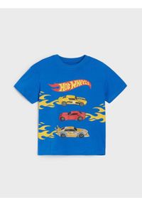 Sinsay - Koszulka Hot Wheels - mid blue