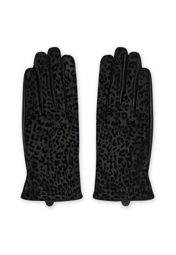 only - ONLY Rękawiczki Damskie Janice 15270030 Czarny. Kolor: czarny. Materiał: skóra