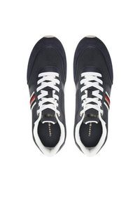 TOMMY HILFIGER - Tommy Hilfiger Sneakersy Essential Runner FW0FW07163 Granatowy. Kolor: niebieski. Materiał: materiał #5