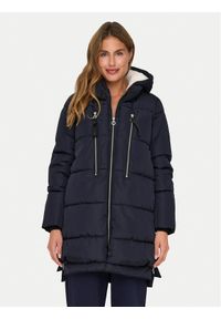 only - ONLY Płaszcz zimowy New Nora 15304792 Granatowy Regular Fit. Kolor: niebieski. Materiał: syntetyk. Sezon: zima