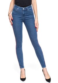 Lee - SPODNIE DAMSKIE LEE SCARLETT PIPING RED STOWE L31VROOR 112107312