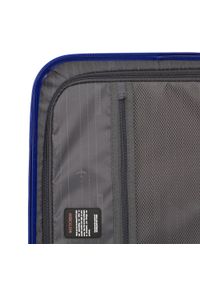 Wittchen - Duża walizka z polikarbonu fakturowana niebieska. Kolor: niebieski. Materiał: guma. Styl: klasyczny #7