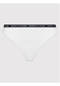 TOMMY HILFIGER - Tommy Hilfiger Komplet 3 par stringów 3p UW0UW02829 Kolorowy. Materiał: bawełna. Wzór: kolorowy