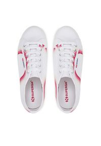 Superga Tenisówki Round Stripes 2790 S4128TW Biały. Kolor: biały. Materiał: materiał #4