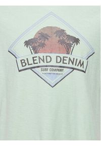 Blend T-Shirt 20715306 Zielony Regular Fit. Kolor: zielony. Materiał: bawełna