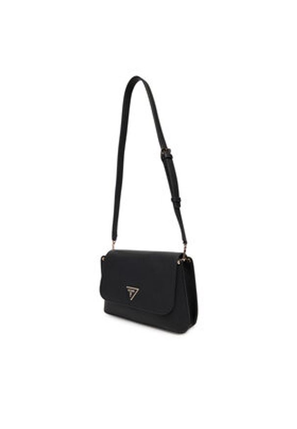 Guess Torebka Meridian II HWBG69 74200 Czarny. Kolor: czarny. Materiał: skórzane