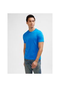 Koszulka w jodełkę Hummel Elemental. Kolor: niebieski. Wzór: jodełka. Sport: piłka nożna #1