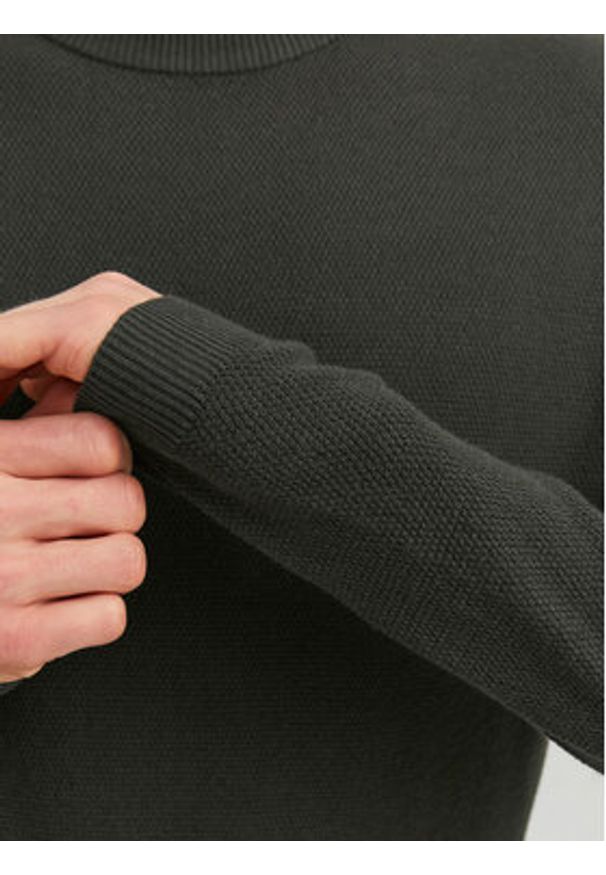 Jack & Jones - Jack&Jones Sweter Marcus 12236766 Zielony Regular Fit. Kolor: zielony. Materiał: bawełna
