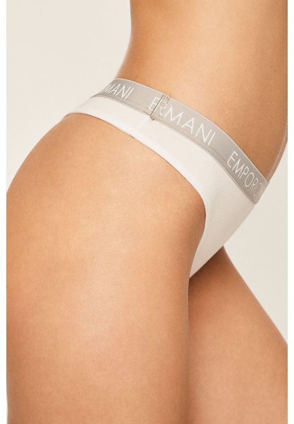 Emporio Armani Underwear - Emporio Armani - Stringi (2-pack). Kolor: biały