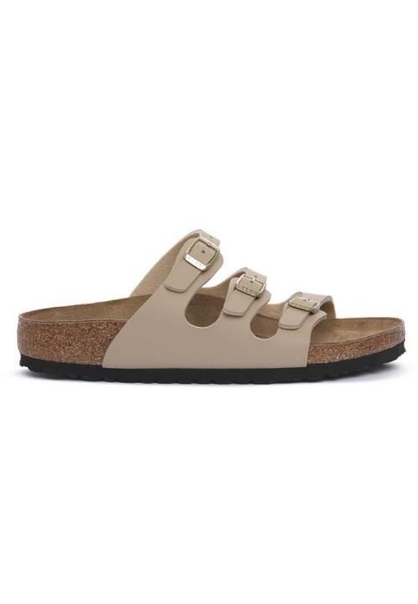 Klapki damskie Birkenstock 1029265. Kolor: beżowy. Materiał: syntetyk, materiał