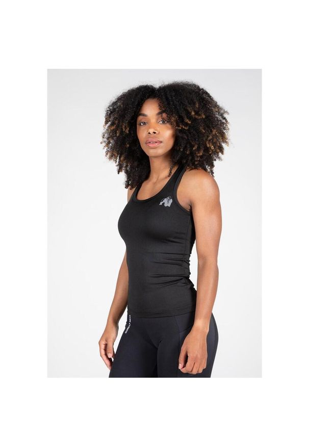 GORILLA WEAR - Indianapolis Top bez rękawów - Czarny. Kolor: czarny. Długość rękawa: bez rękawów. Sport: fitness