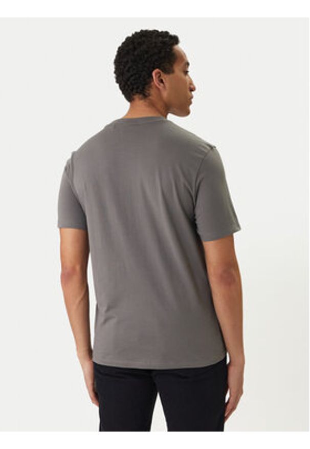 Hugo - HUGO T-Shirt Dero222 50466158 Szary Regular Fit. Kolor: szary. Materiał: bawełna