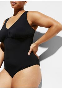 bonprix - Mocno modelujący kostium kąpielowy z dekoltem w serek. Kolor: czerwony #2