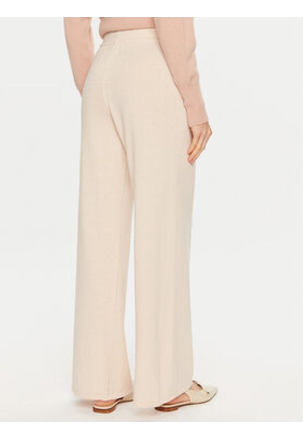 Kontatto Spodnie materiałowe AI2025 Écru Relaxed Fit. Materiał: wiskoza