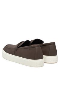 Calvin Klein Sneakersy Moccasin Lth Unlined HM0HM01813 Brązowy. Kolor: brązowy. Materiał: skóra #3