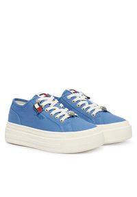 Tommy Jeans Sneakersy Tjw Flatform Sneaker Charms EN0EN02959 Niebieski. Kolor: niebieski. Materiał: materiał #4