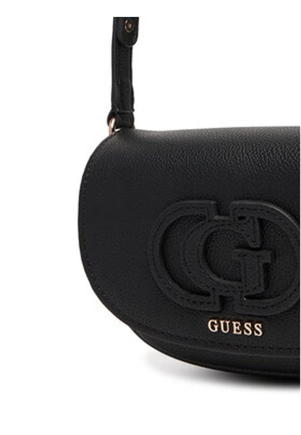 Guess Torebka Calebra Mini HWBG95 36780 Czarny. Kolor: czarny. Materiał: skórzane