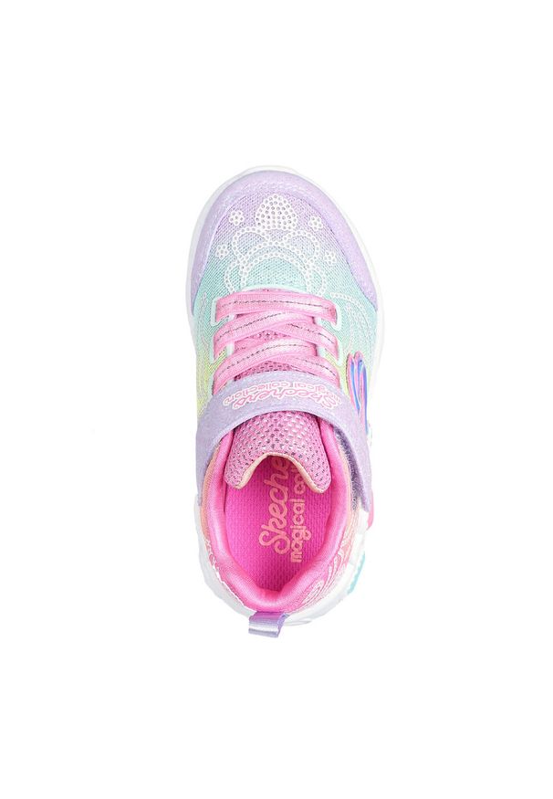 skechers - Tenisówki Skechers Model Princess Wishes Kolor Wielokolorowy. Okazja: na co dzień. Kolor: fioletowy, różowy, niebieski, wielokolorowy. Materiał: syntetyk, tkanina