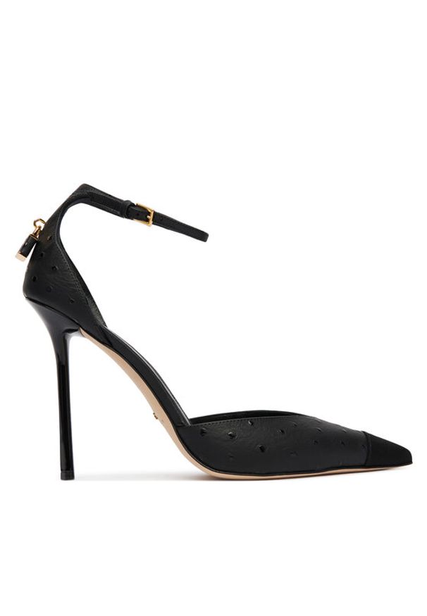 Elisabetta Franchi Szpilki SA-99B-62E2-V690 Czarny. Kolor: czarny. Materiał: skóra. Obcas: na szpilce