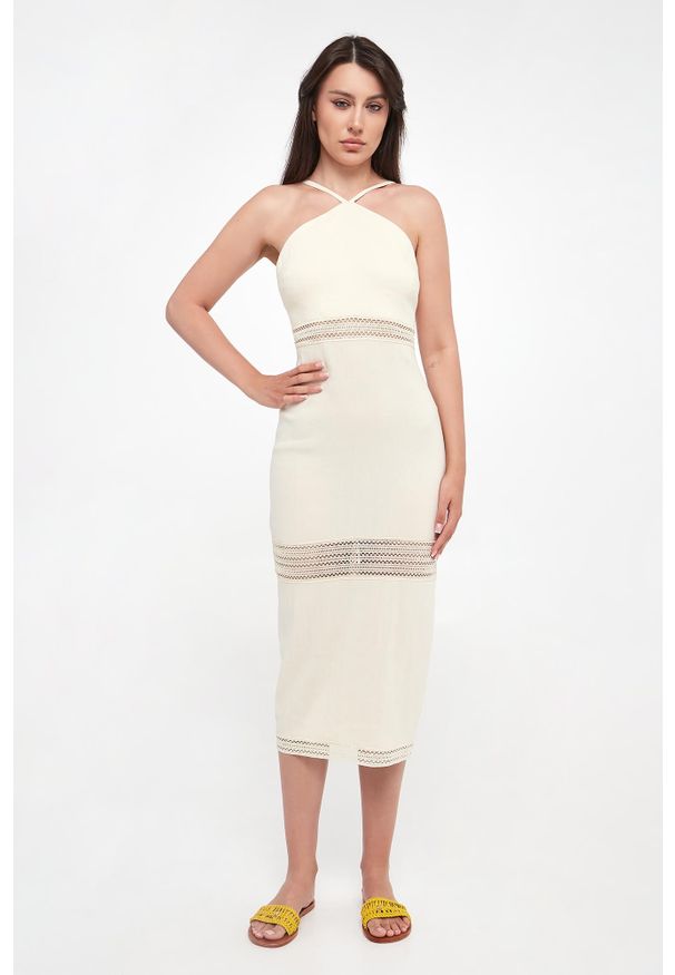 Patrizia Pepe - Sukienka lniana PATRIZIA PEPE. Materiał: len