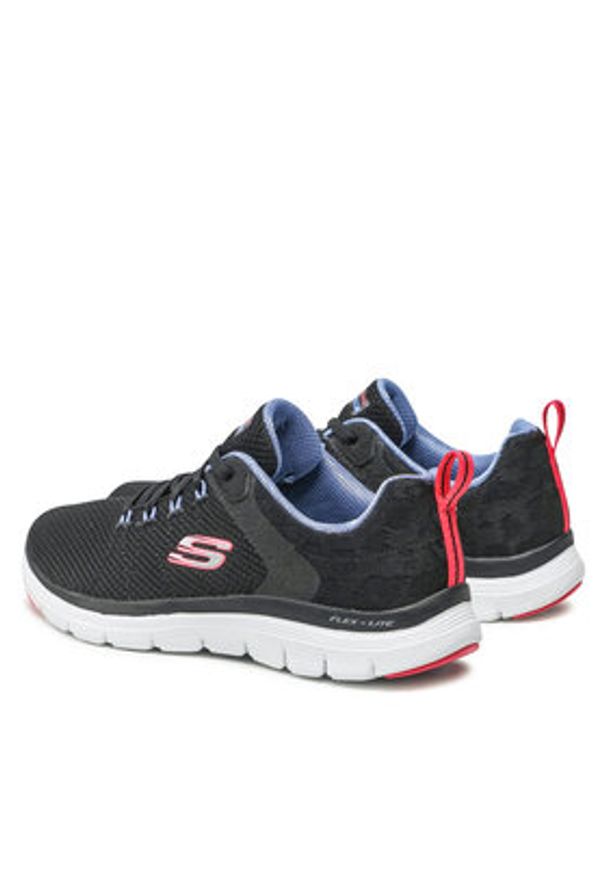 skechers - Skechers Sneakersy Elegant Ways 149580/BKMT Czarny. Kolor: czarny. Materiał: materiał