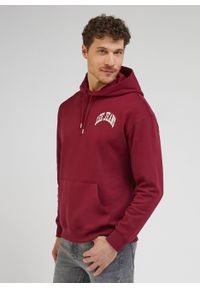 Lee - LEE MĘSKA BLUZA VARSITY HOODIE PORT 112341673