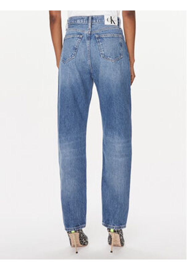 Calvin Klein Jeans Jeansy J20J221244 Niebieski Straight Fit. Kolor: niebieski