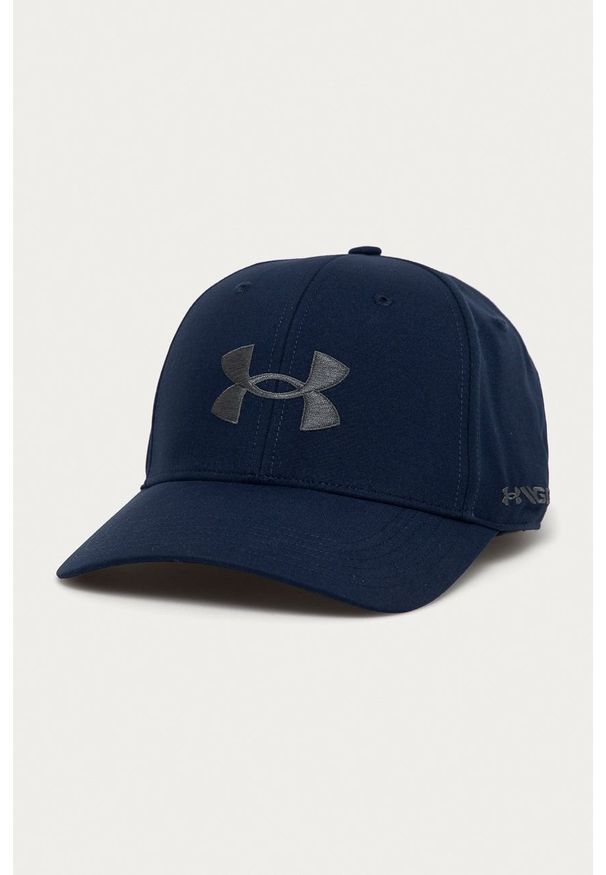 Under Armour Czapka 1361547 kolor granatowy z aplikacją. Kolor: niebieski. Wzór: aplikacja